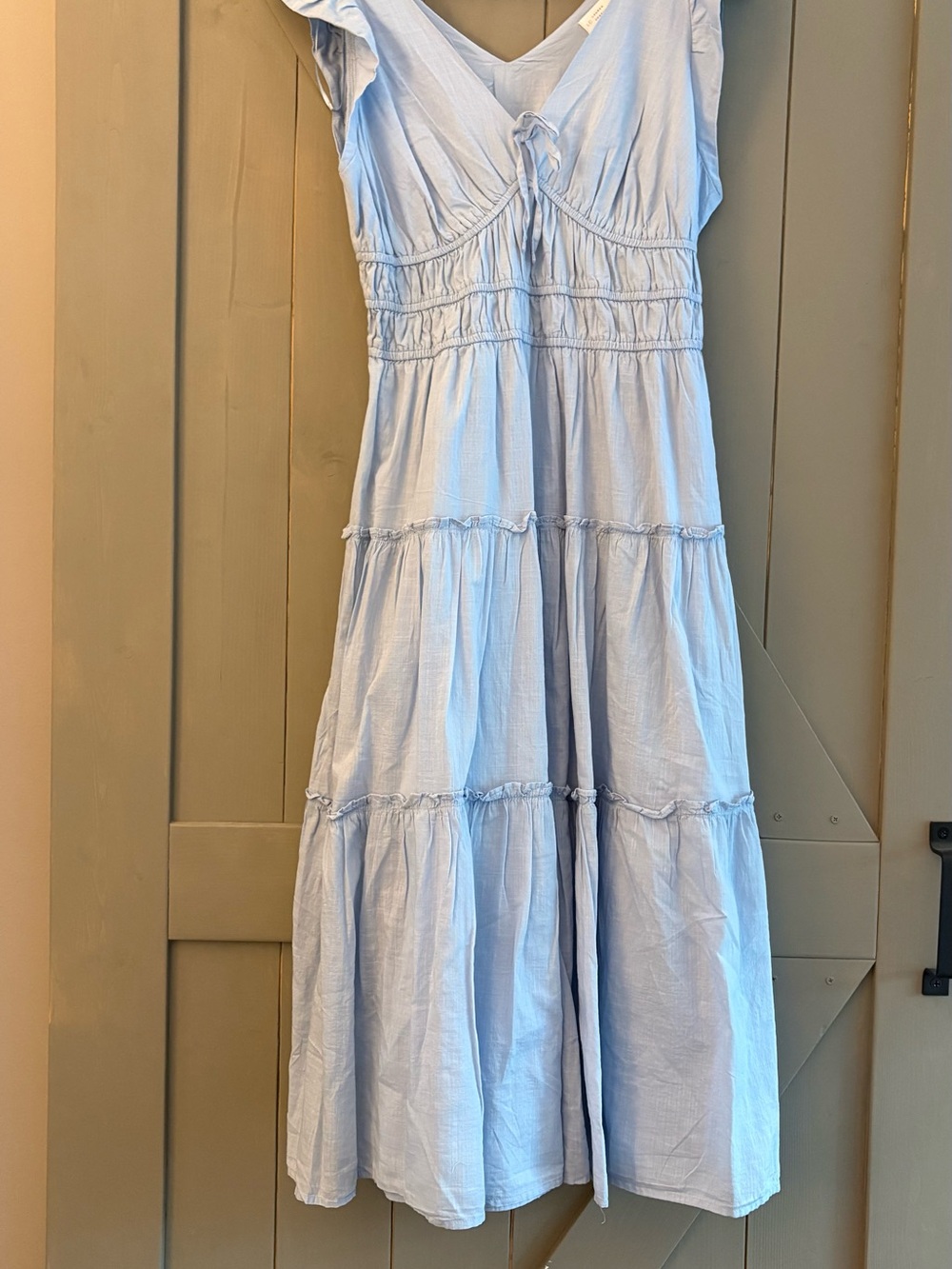 LC Lauren Conrad Sky Blue Sleeveless Dress